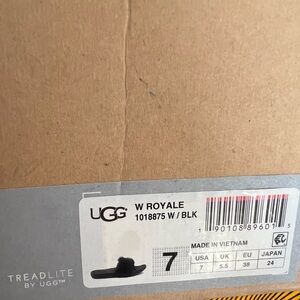 Furry Ugg slides/slipers